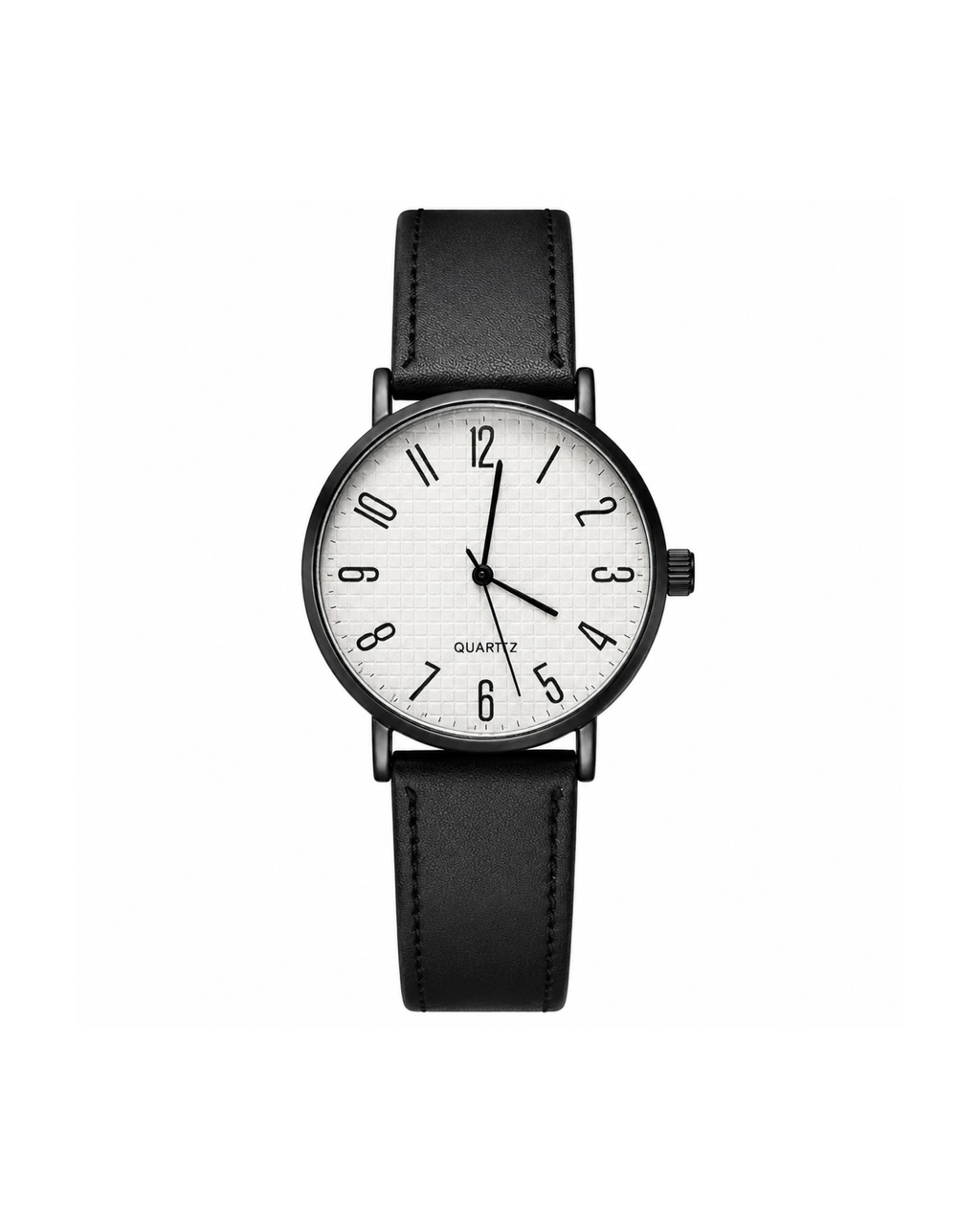 Relógio Premium Social Masculino Inoxidável Aço Branco Moda Preto Branco