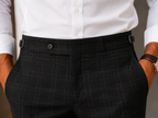 Calça Premium Alfaiataria com Ajuste Lateral - Preto