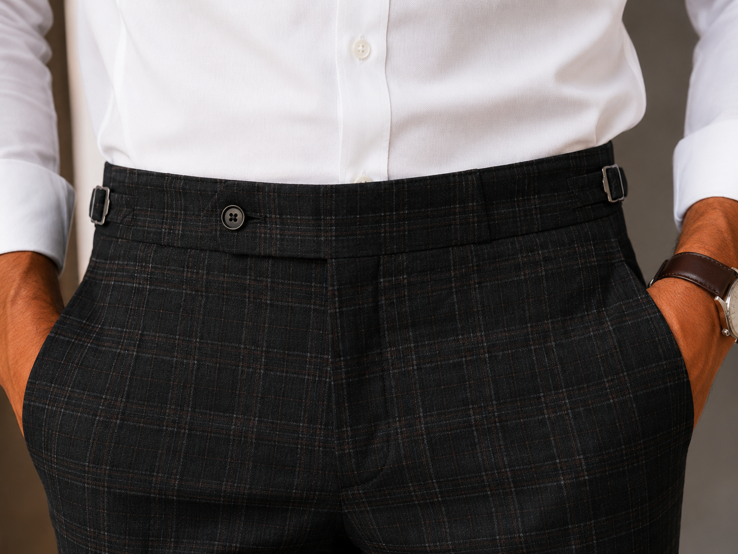 Calça Premium Alfaiataria com Ajuste Lateral - Preto