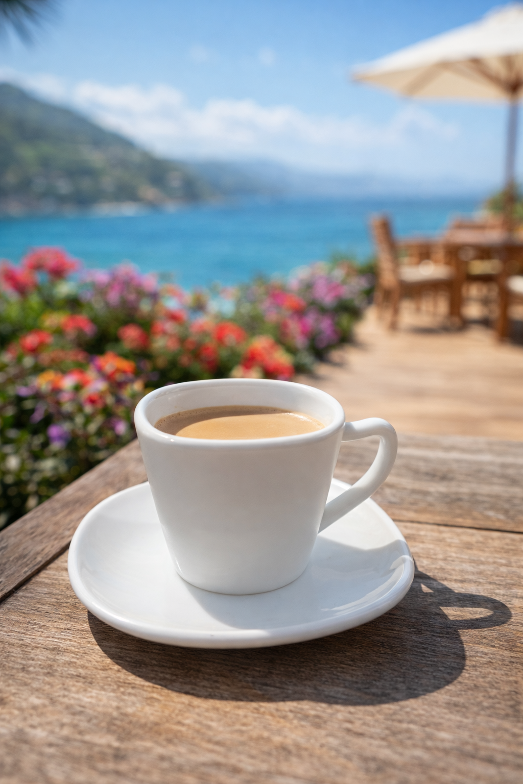 Xícaras De Café, Chá - Porcelana Branco Com Pires 80ml