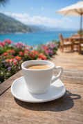 Xícaras De Café, Chá - Porcelana Branco Com Pires 80ml
