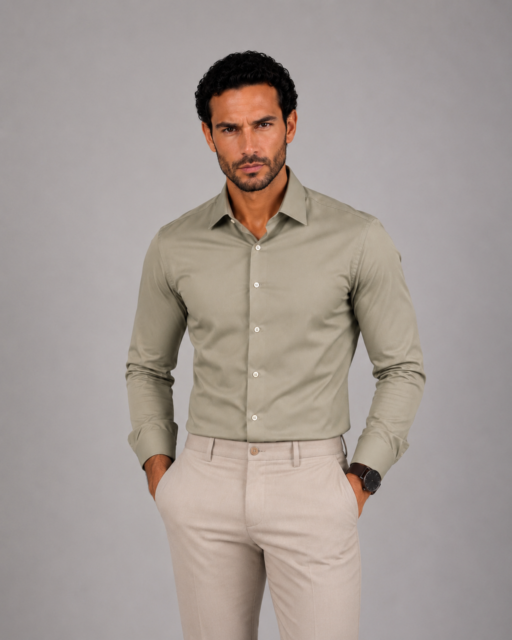 Camisa Social - Verde
