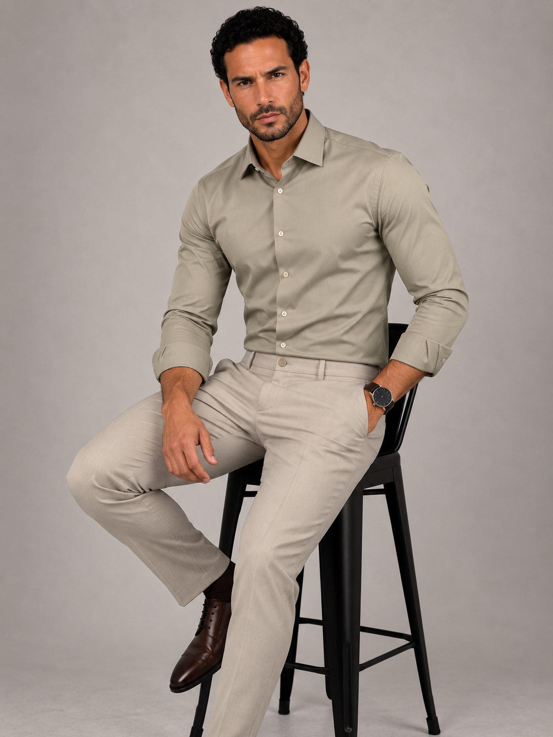 Camisa Social - Verde
