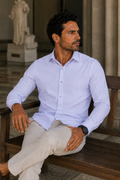 Camisa Social - Lilás Gelo