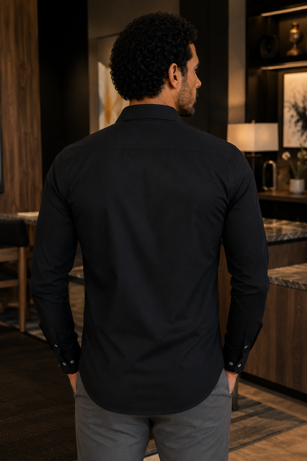 Camisa Social - Preta