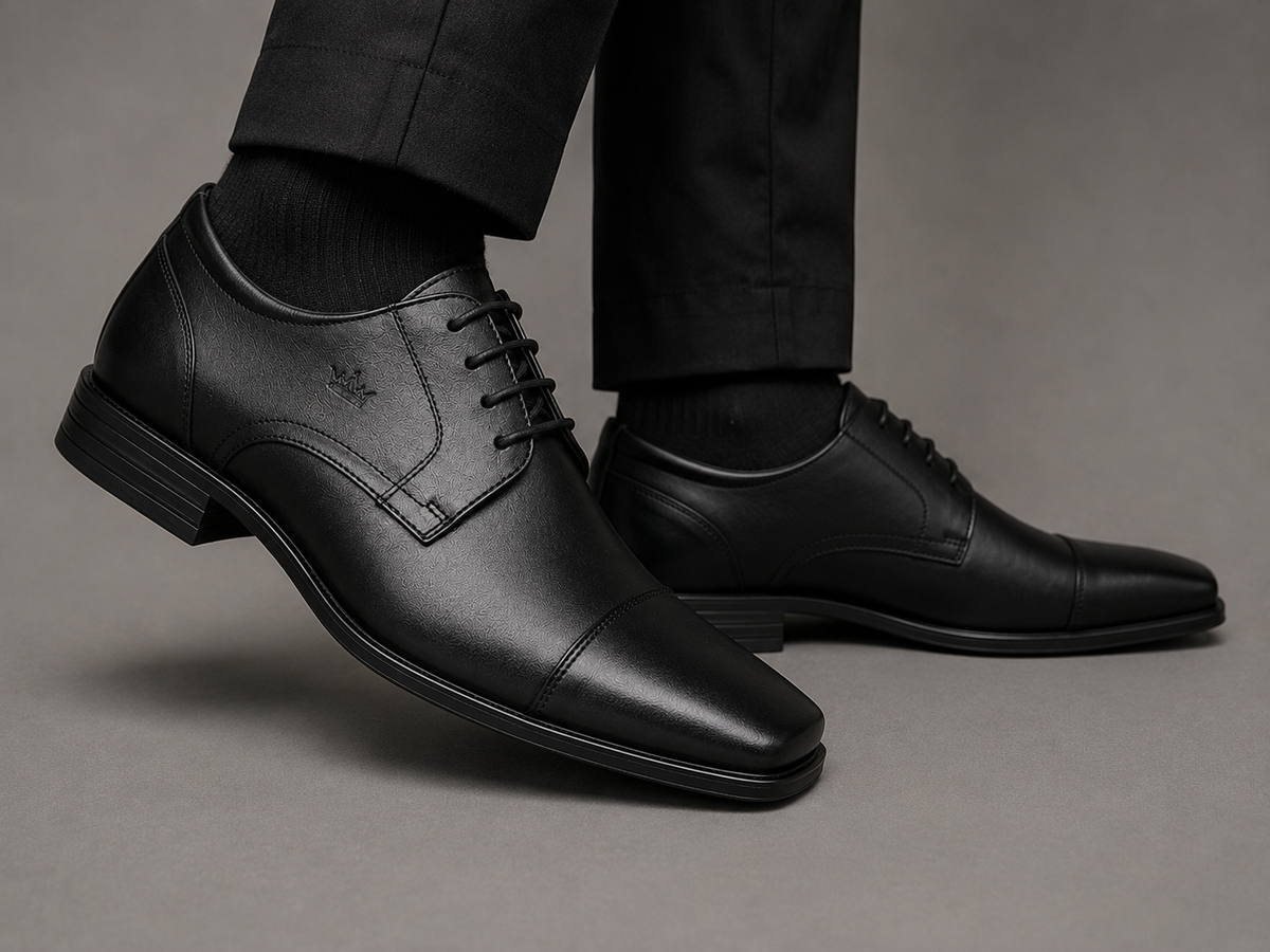 Sapato Social Executive Signature Couro Legitimo - Preto