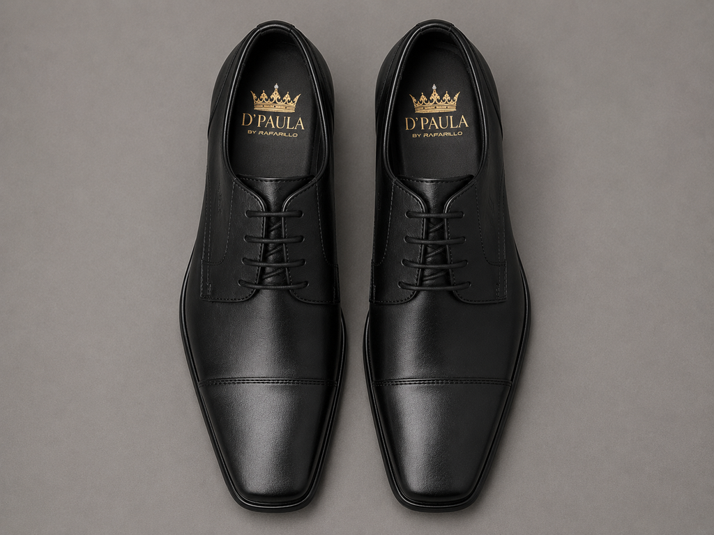Sapato Social Executive Signature Couro Legitimo - Preto