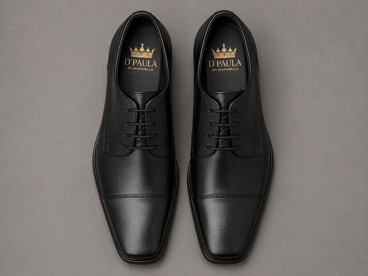 Sapato Social Executive Signature Couro Legitimo - Preto