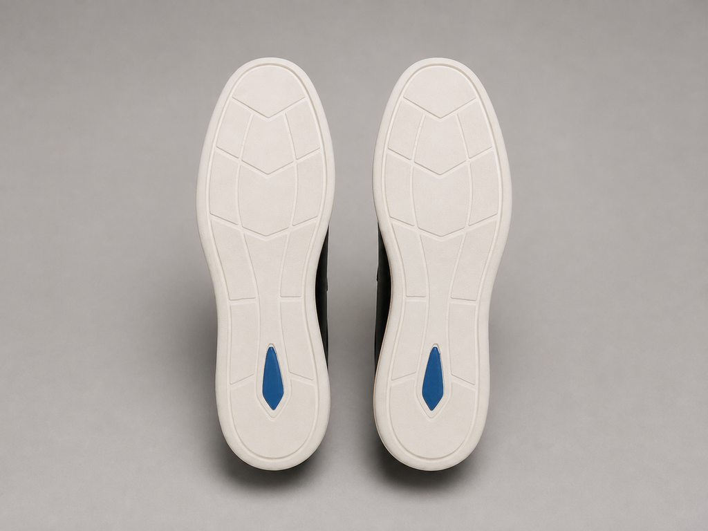 Mocassim Romano Black Em Couro Legitimo