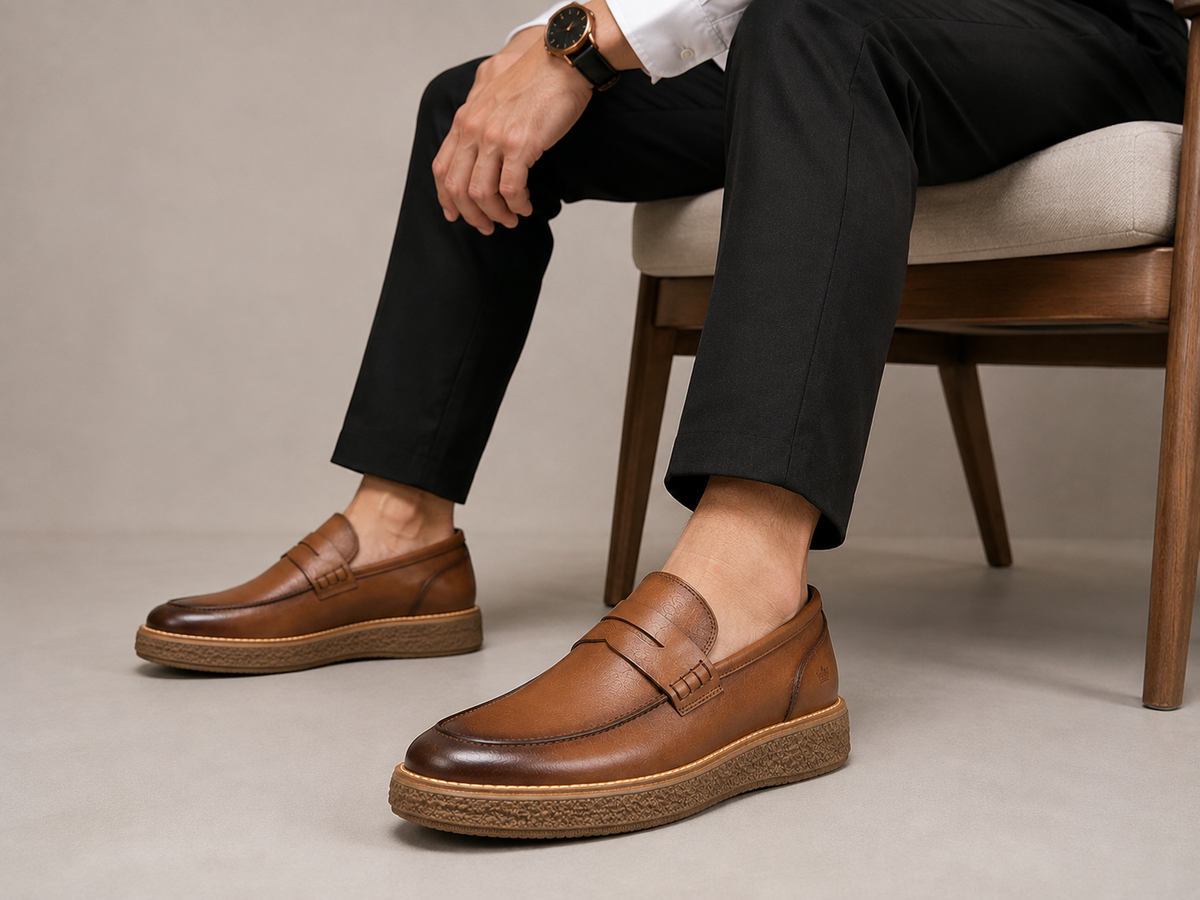 Mocassim Firenze Nero Em Couro - Marrom