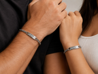 Pulseira Prata Aço Inox Jesus