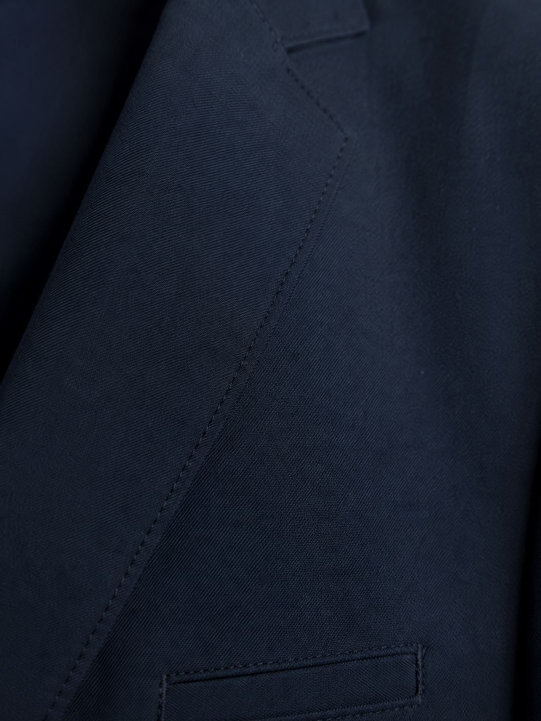 Blazer Premium Masculino Slim Sarja com Elastano - Azul Marinho