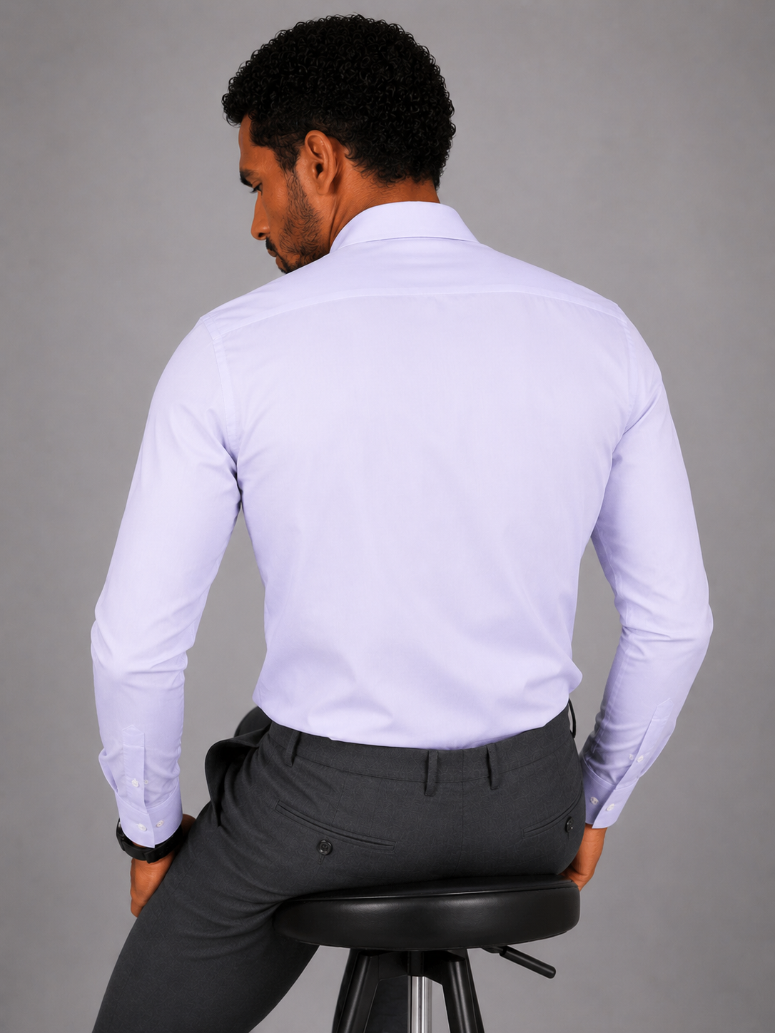 Camisa Social - Lilás Gelo