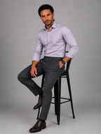 Camisa Social - Lilás Acinzentado