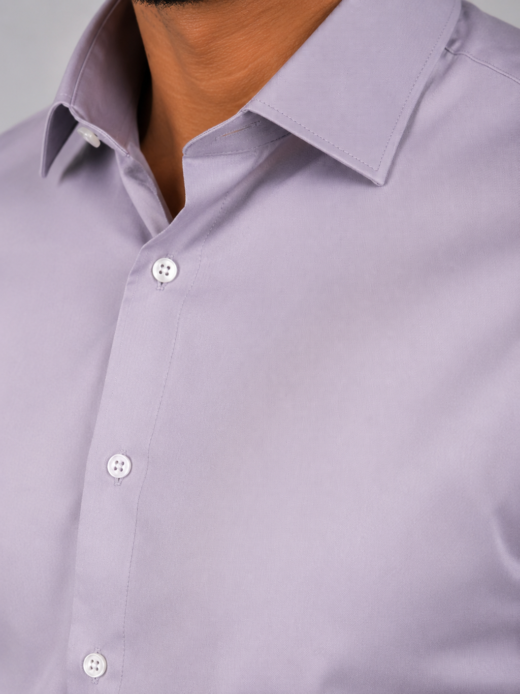Camisa Social - Lilás Acinzentado