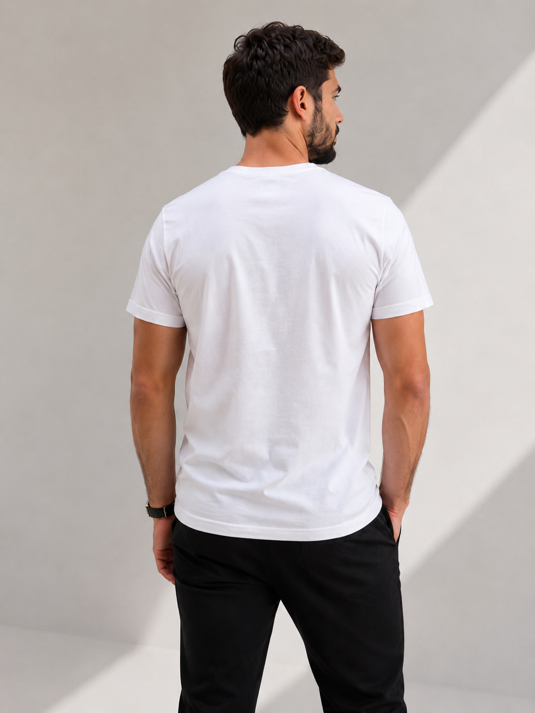 Camiseta Básica Masculina Polo Wear - Branca