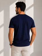 Camiseta Básica Masculina Polo Wear - Azul Marinho