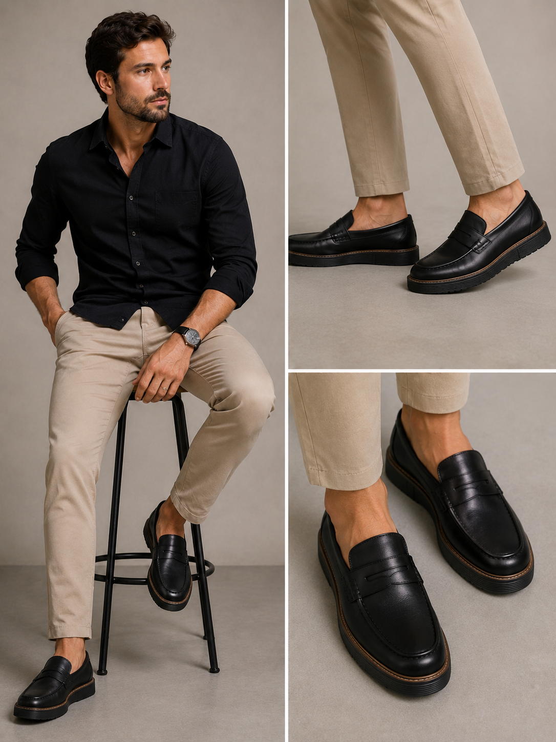 Sapato Vittorio Black 2401-20