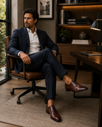 Sapato Social Monaco Elegance - Marrom 6919-06P