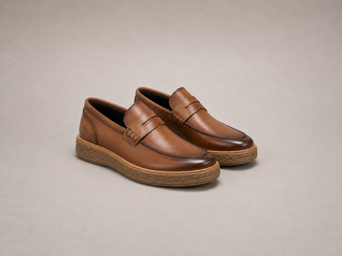 Mocassim Firenze Nero Em Couro - Marrom