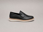 Mocassim Romano Black Em Couro Legitimo