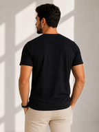 Camiseta Básica Masculina Polo Wear - Preta
