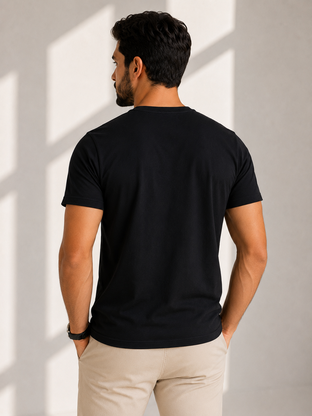Camiseta Básica Masculina Polo Wear - Preta