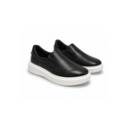 Tênis Slip On Iate Masculino Couro Síntetico - Preto