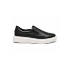 Tênis Slip On Iate Masculino Couro Síntetico - Preto