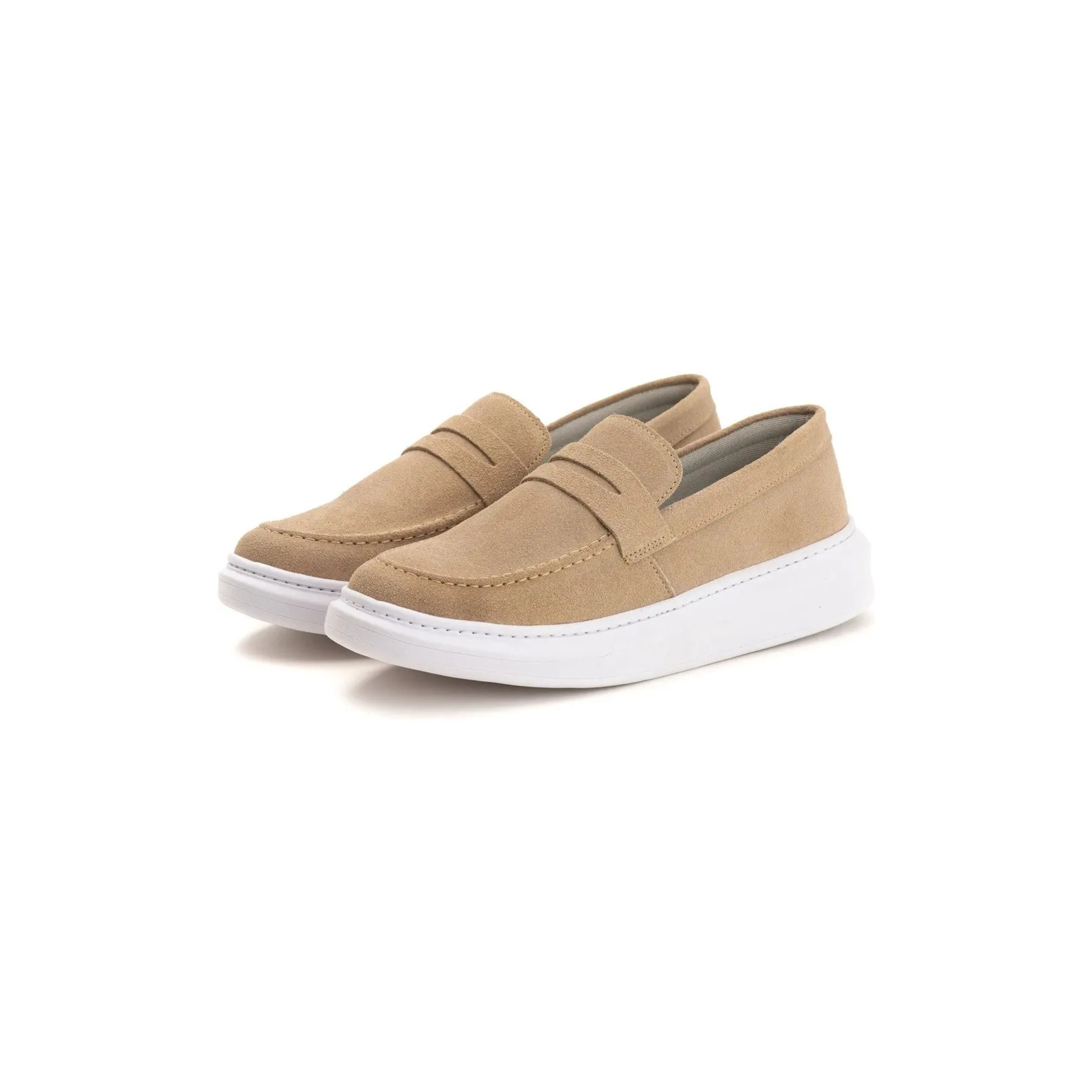 Mocassim Loafer em Camurça - Preto