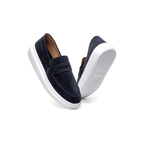 Mocassim Loafer em Camurça - Preto