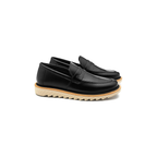 Sapato Casual Loafer Tratorado Solado - Marrom