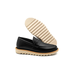 Sapato Casual Loafer Tratorado Solado - Marrom