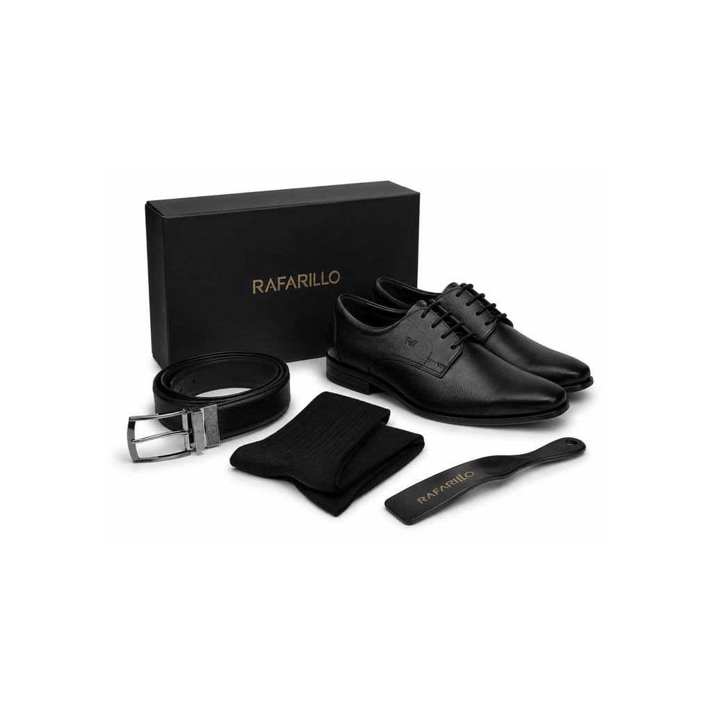 Sapato Social Imperium Classic 4 em 1 - Preto
