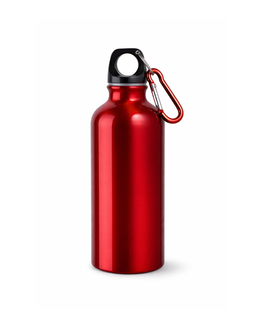 Garrafa Squeeze Em Alumínio 400ml C/ Mosquetão