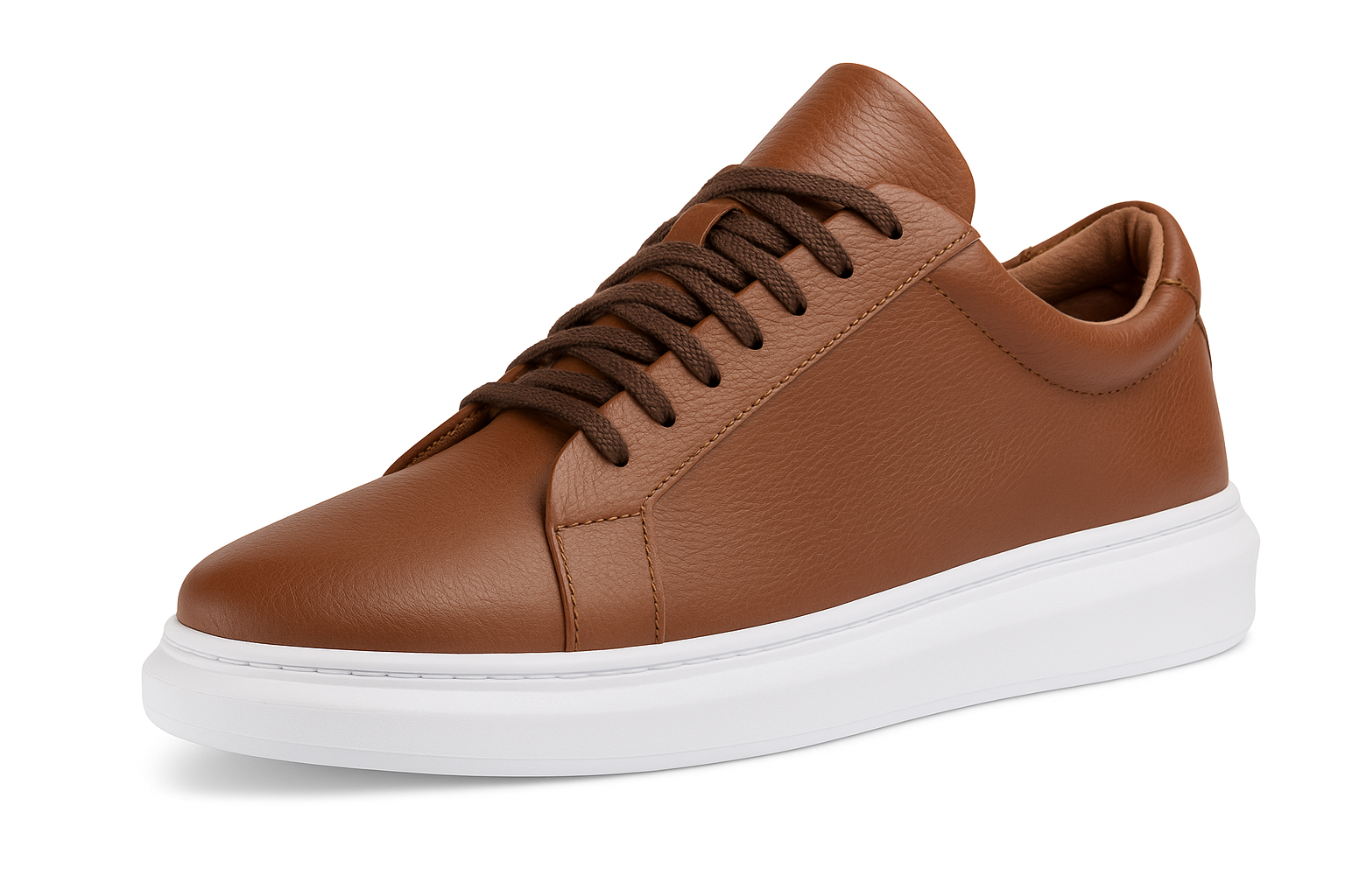 Tênis Casual Urban Prime Couro - Marrom