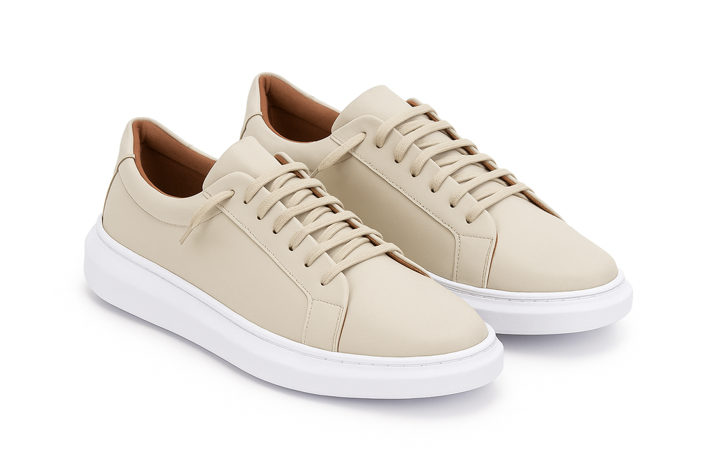 Tênis Casual Vértice - Beje