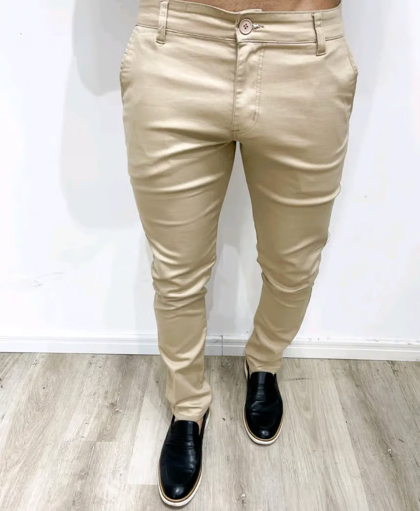 Calça de Sarja - Beje Claro
