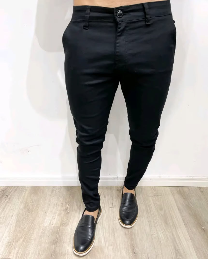 Calça de Sarja - Preta