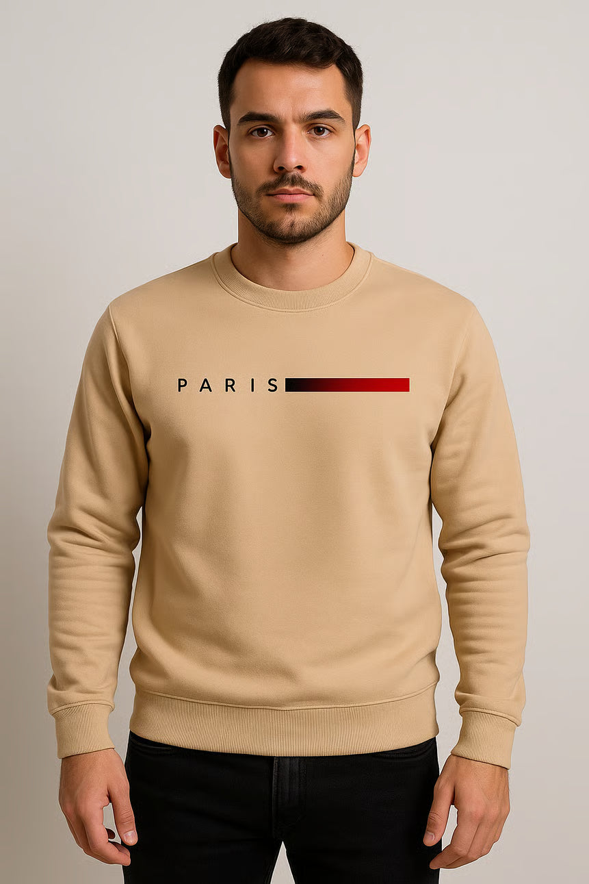 Blusa Moletom Paris - Bege