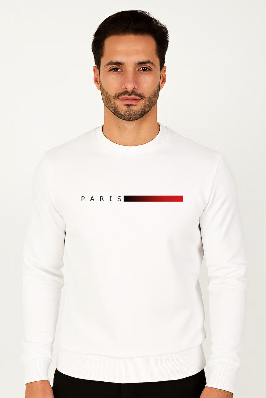 Blusa Moletom Paris - Branco