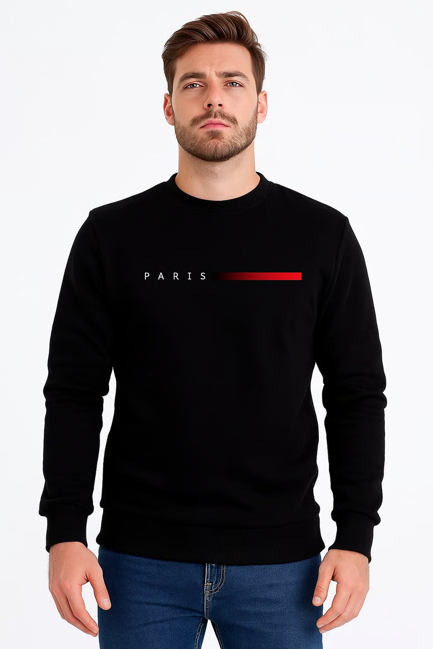 Blusa Moletom Paris - Preto